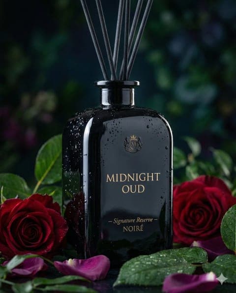 ; Ultra-realistic premium product photography of a deep...